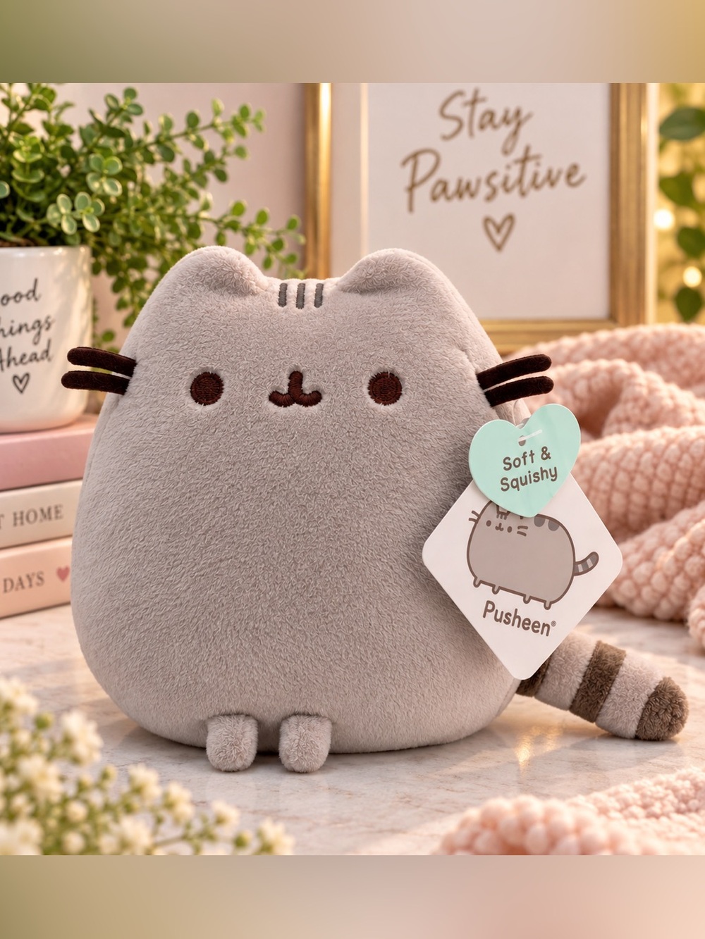 New with Tags Pusheen Soft Plush Toy - Gray